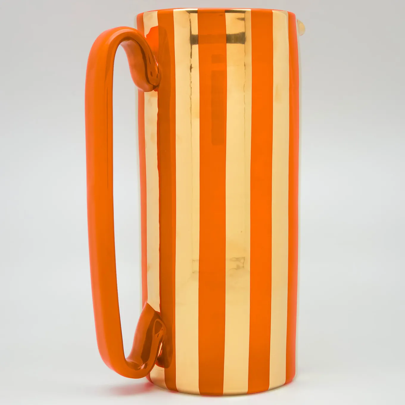 Serlio Mercante Gold 24K & Orange Carafe
