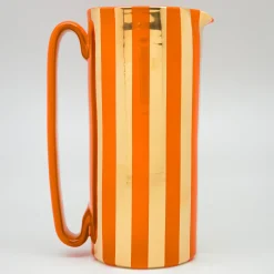 Serlio Mercante Gold 24K & Orange Carafe