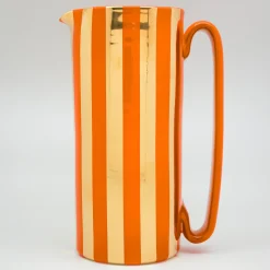 Serlio Mercante Gold 24K & Orange Carafe