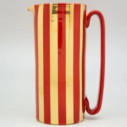 Serlio Mercante Gold 24K & Red Carafe