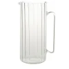 Serlio Transparent Glass Pitcher