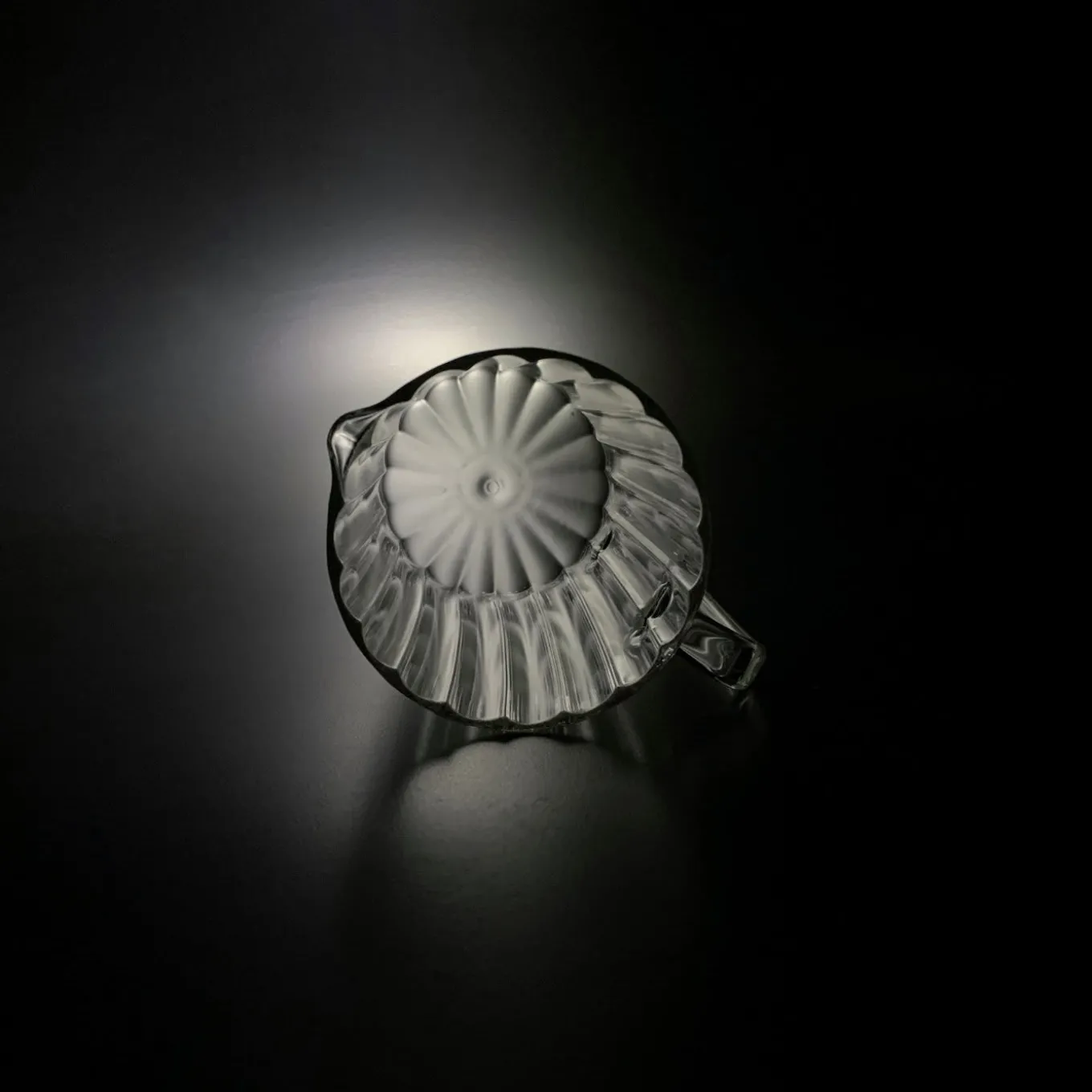 Serlio Transparent Glass Pitcher