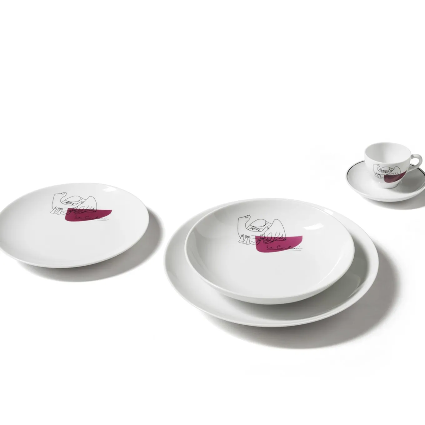 Service Prunier by Le Corbusier - Set of 2 Soup Plates