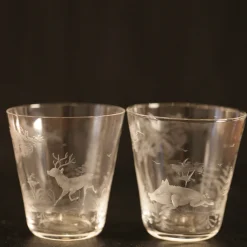 Set N°1 of 3 Foresta Crystal Glasses