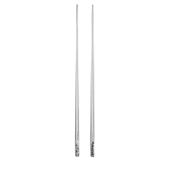 Set of 2 Acqua Silver Chopsticks