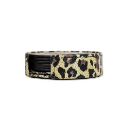 Set of 6 Animalier Leather Coasters