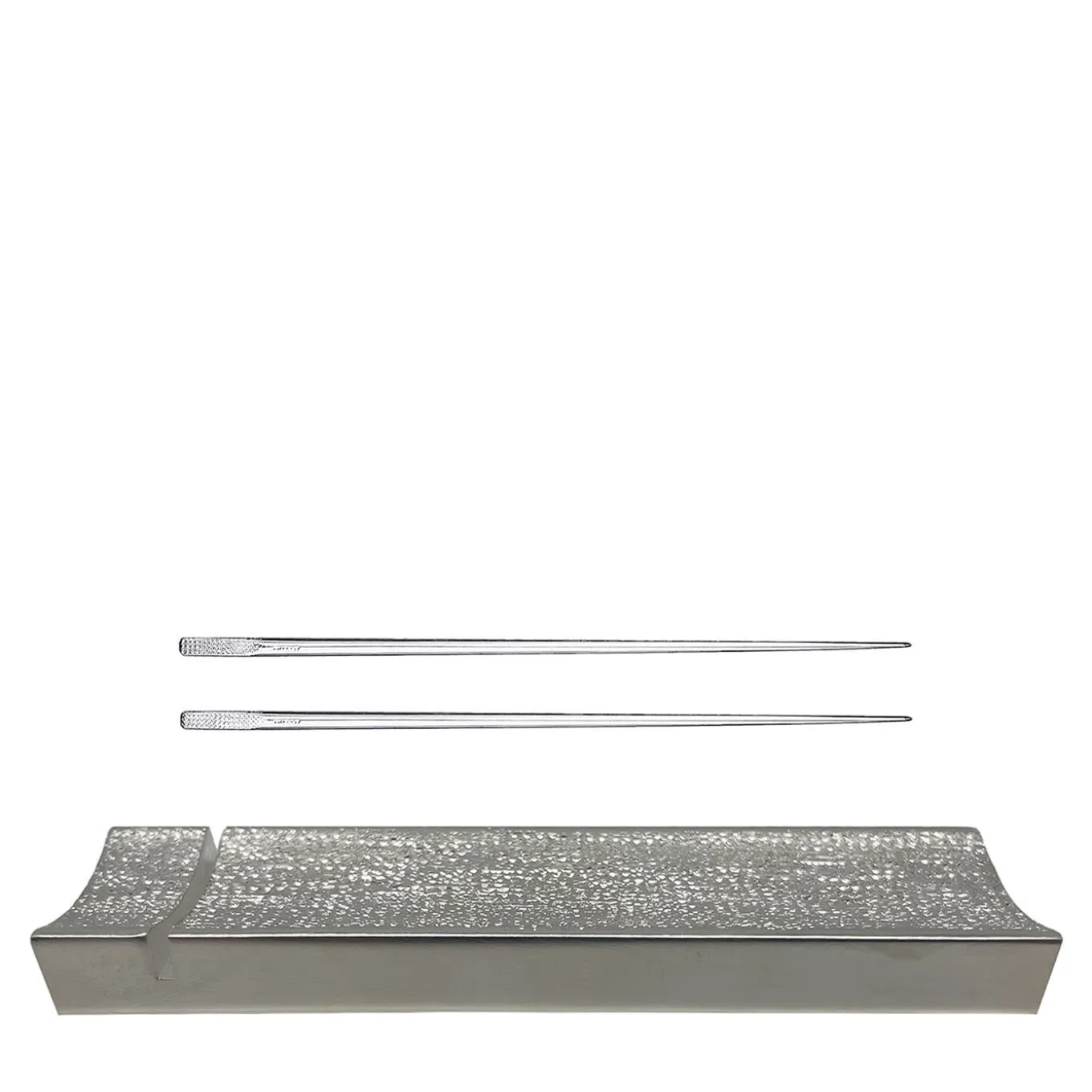 Set of 2 Aria Silver Chopsticks and New York Rest