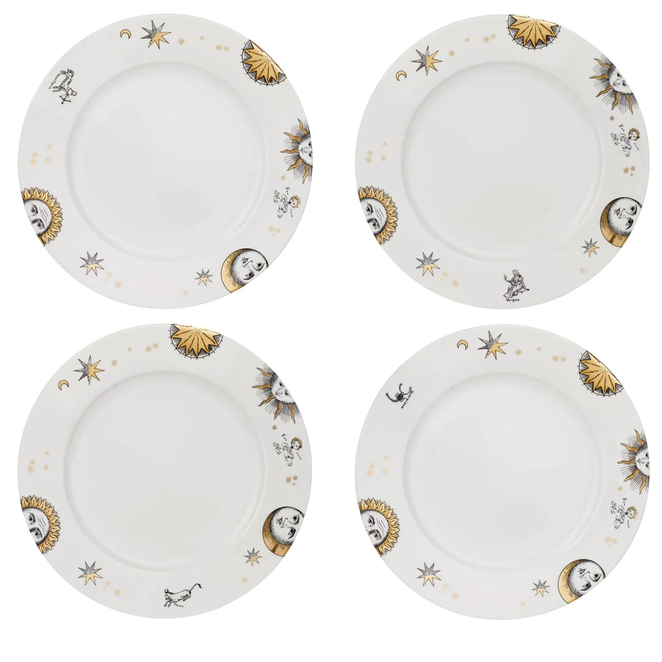 Set of 12 Astronomici Dinner Plates