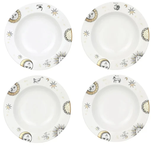 Set of 12 Astronomici Soup Plates