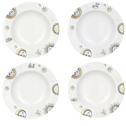Set of 12 Astronomici Soup Plates