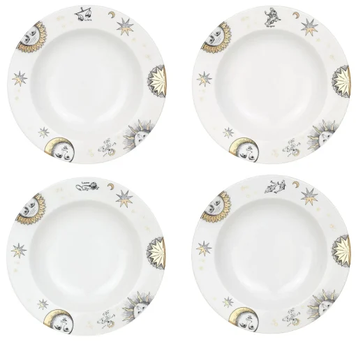 Set of 12 Astronomici Soup Plates