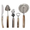 Set of 5 Bar Tools with Horn handles