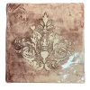Set of 2 Barocco Square Antiqued-Pink Trivets