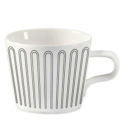 Set of 2 Baroqeat Black Espresso Cups and Saucers #1 by Salvatore Spataro