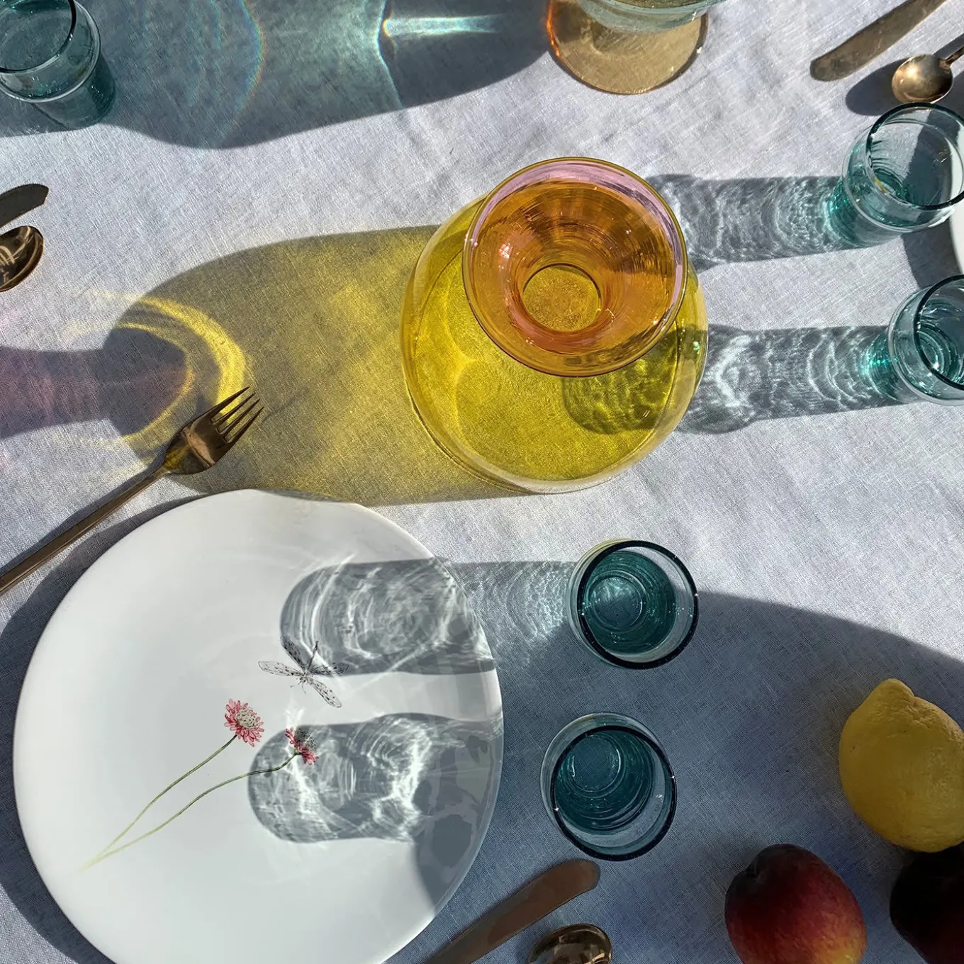 Set of 4 Bloom Dinner Plates #2