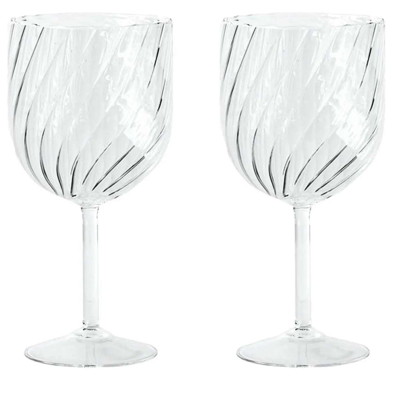 Set of 2 Blown Glass Dafne Glasses