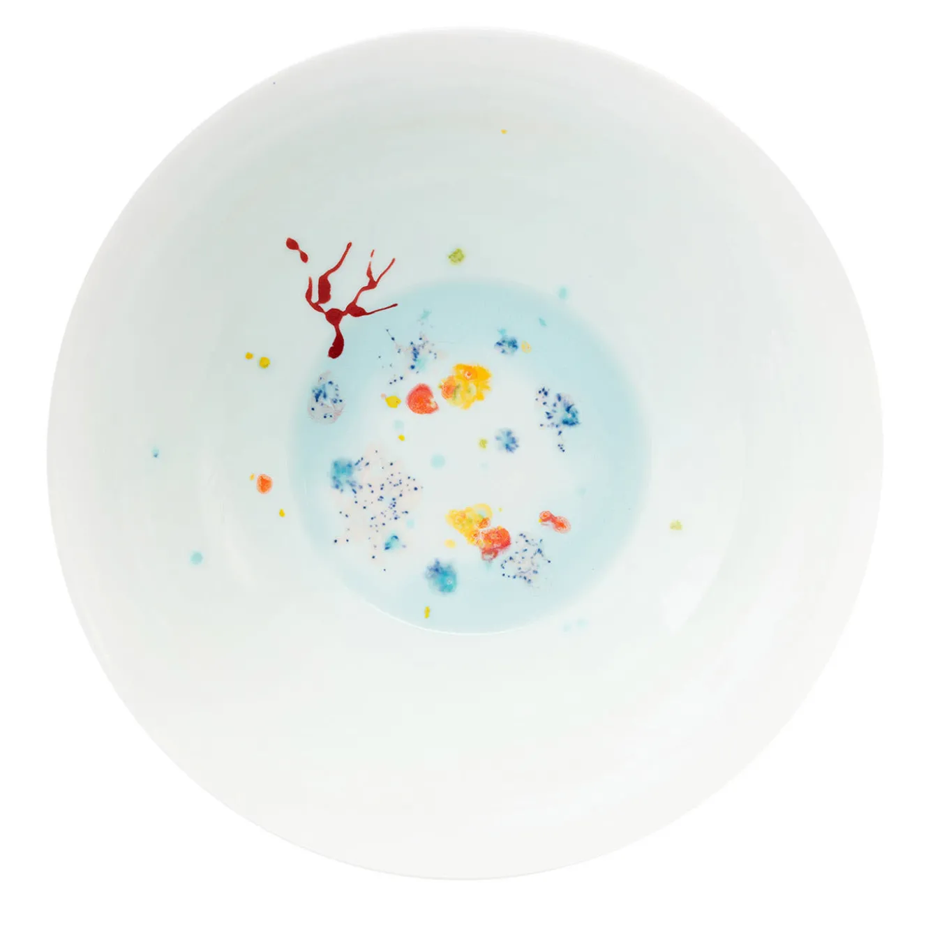 Set of 2 Blue Seabed Soup plate