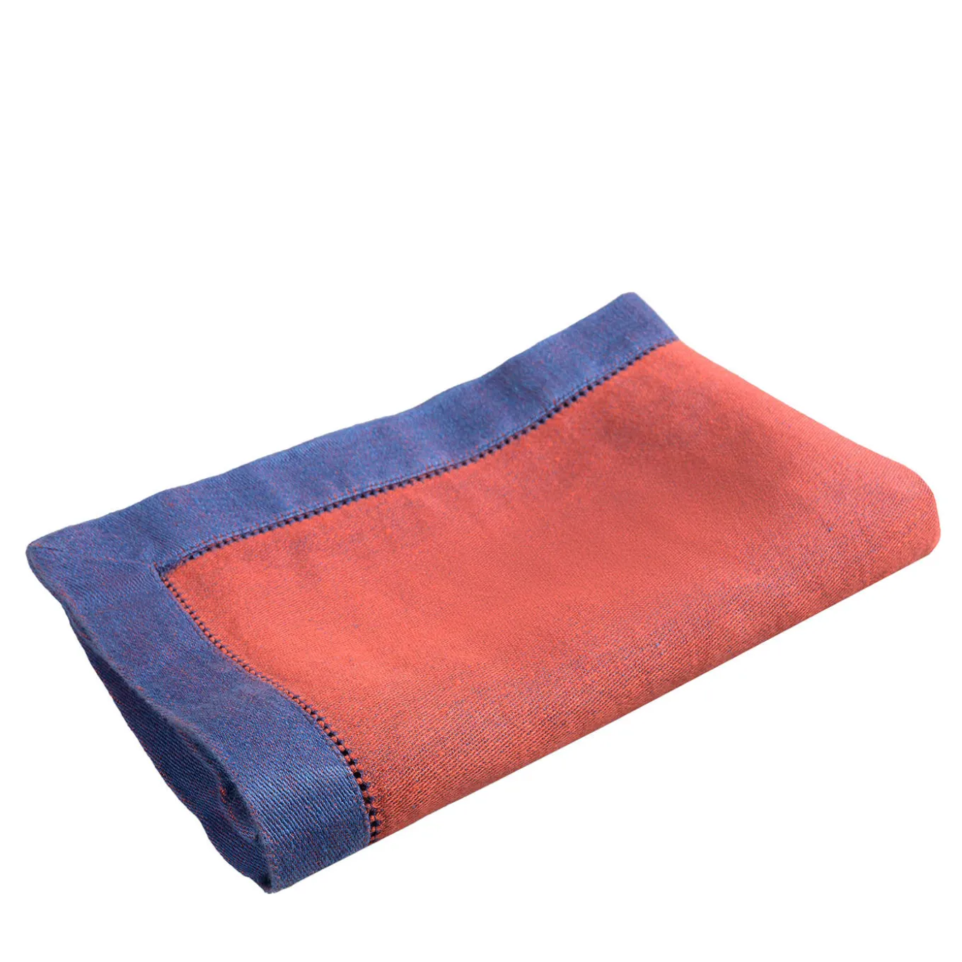 Set of 4 Boboli Marsala-Red & Blue Napkins