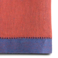 Set of 4 Boboli Marsala-Red & Blue Napkins