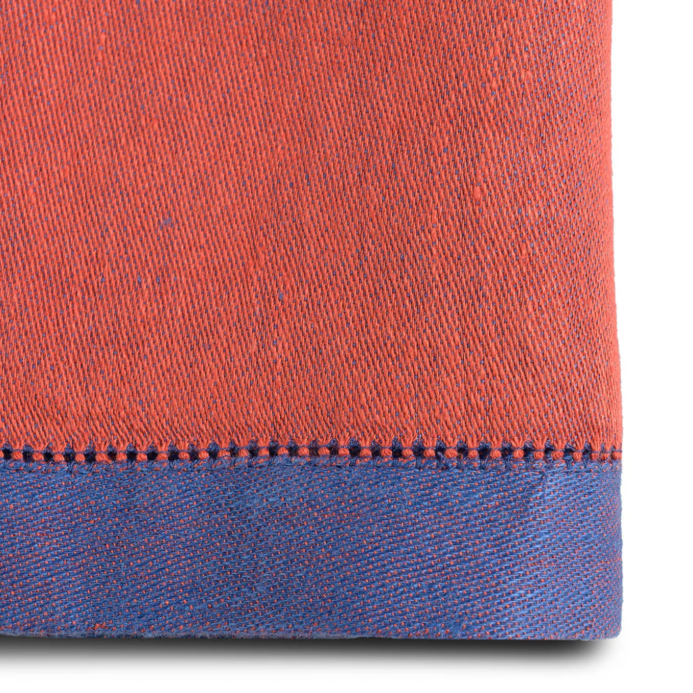 Set of 4 Boboli Marsala-Red & Blue Napkins