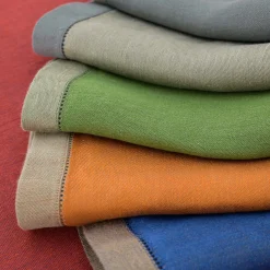 Set of 4 Boboli Olive-Green Napkins