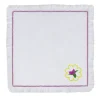 Set of 2 Bougainville White & Pink Linen Napkins