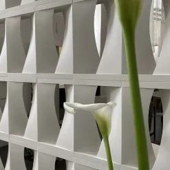 Set of 15 Brasilia White Plaster Screenblock