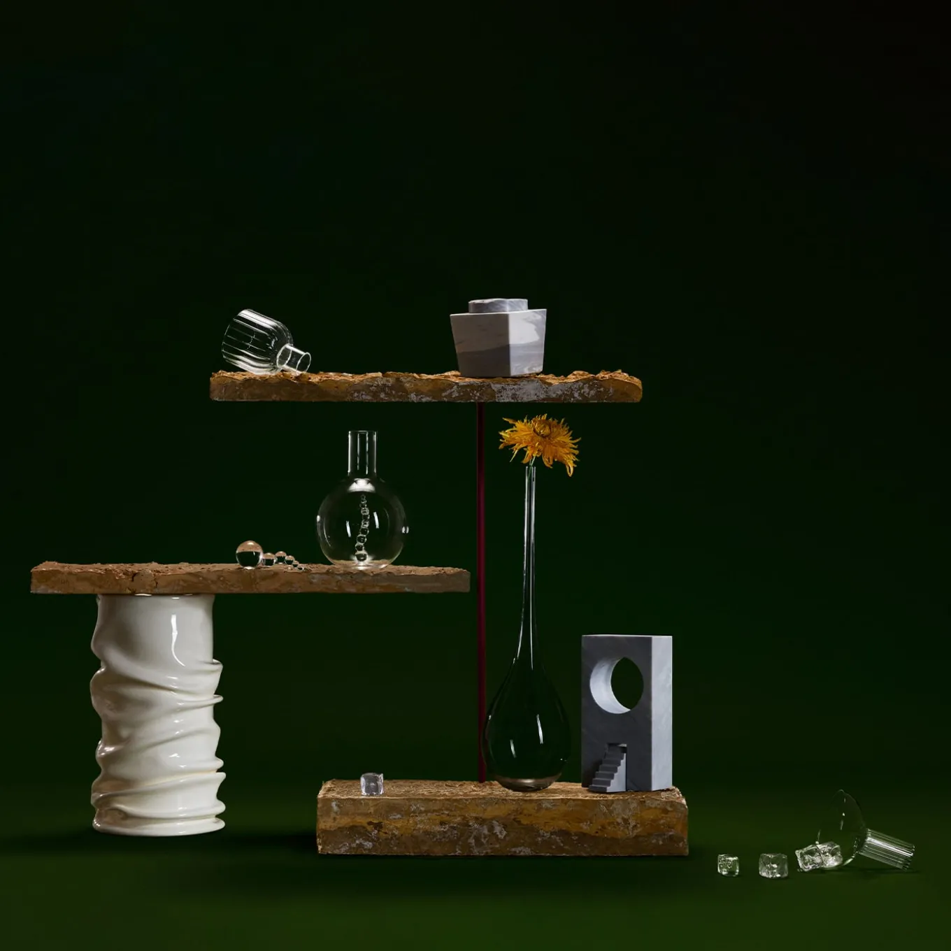 Set of 2 Calici Milanesi Coupe Glasses