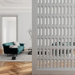 Set of 15 Caterina White Plaster Screenblock