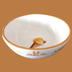 Set of 6 Ceramic Cream Ice-Cream Bowls