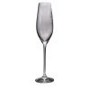 Set of 6 Champagne Flutes with Quote