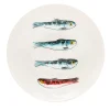 Set of 2 Controcorrente Ceramic Soup Plates #1