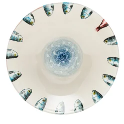 Set of 2 Controcorrente Ceramic Soup Plates #2