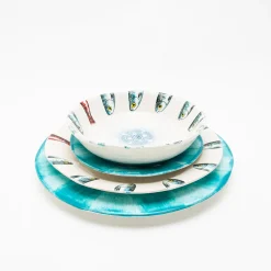 Set of 2 Controcorrente Ceramic Bowls