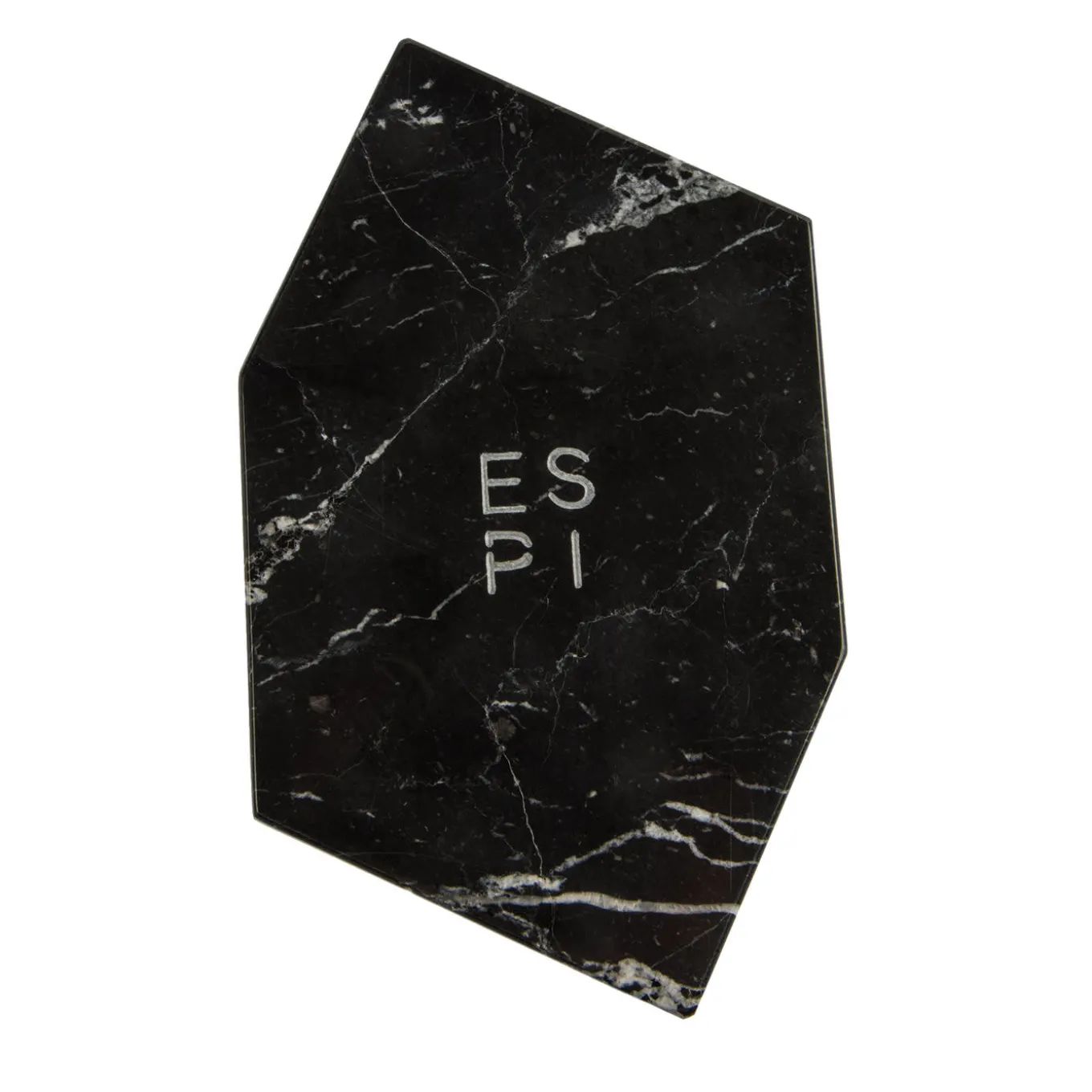 Set of 2 Convivio Diamond Black Coaster