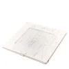 Set of 6 Cream Wooden Square Chargers