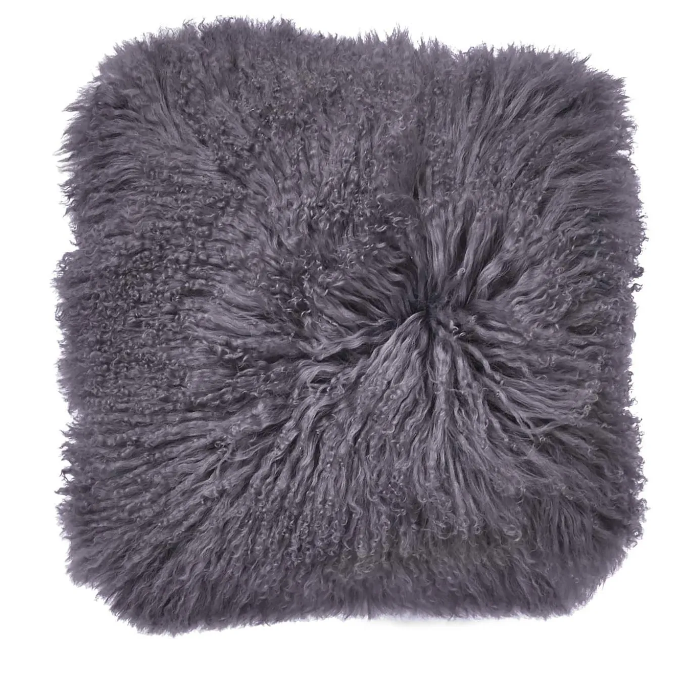 SET OF 2 DARK GRAY TIBET THROW CUSHION COVERS