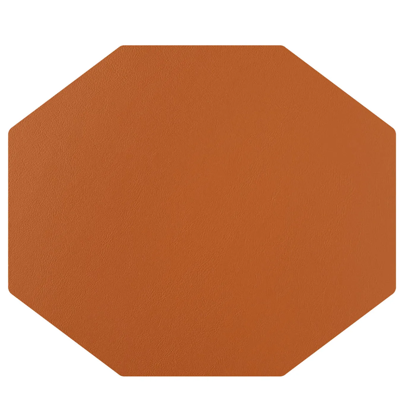 Set of 2 Double-sided Cognac And Bordeaux Leather Placemats #1