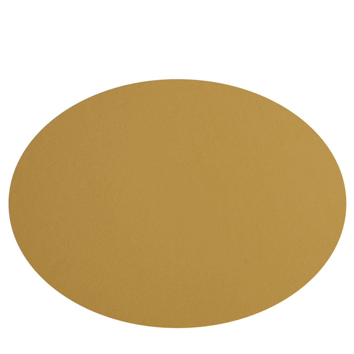 Set of 2 Double-sided Mustard And Olive Leather Placemats