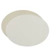 Set of 2 Double-sided Panna Cotta And White Leather Placemats #3