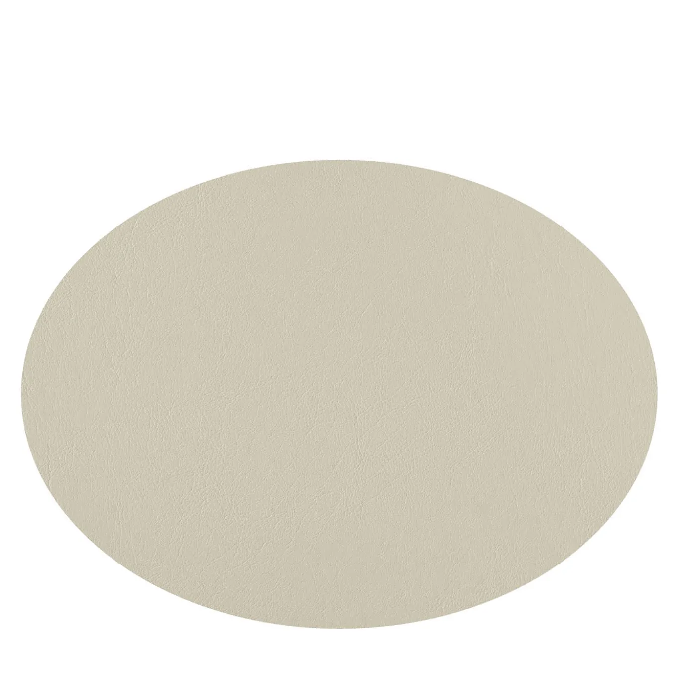 Set of 2 Double-sided Panna Cotta And White Leather Placemats #3