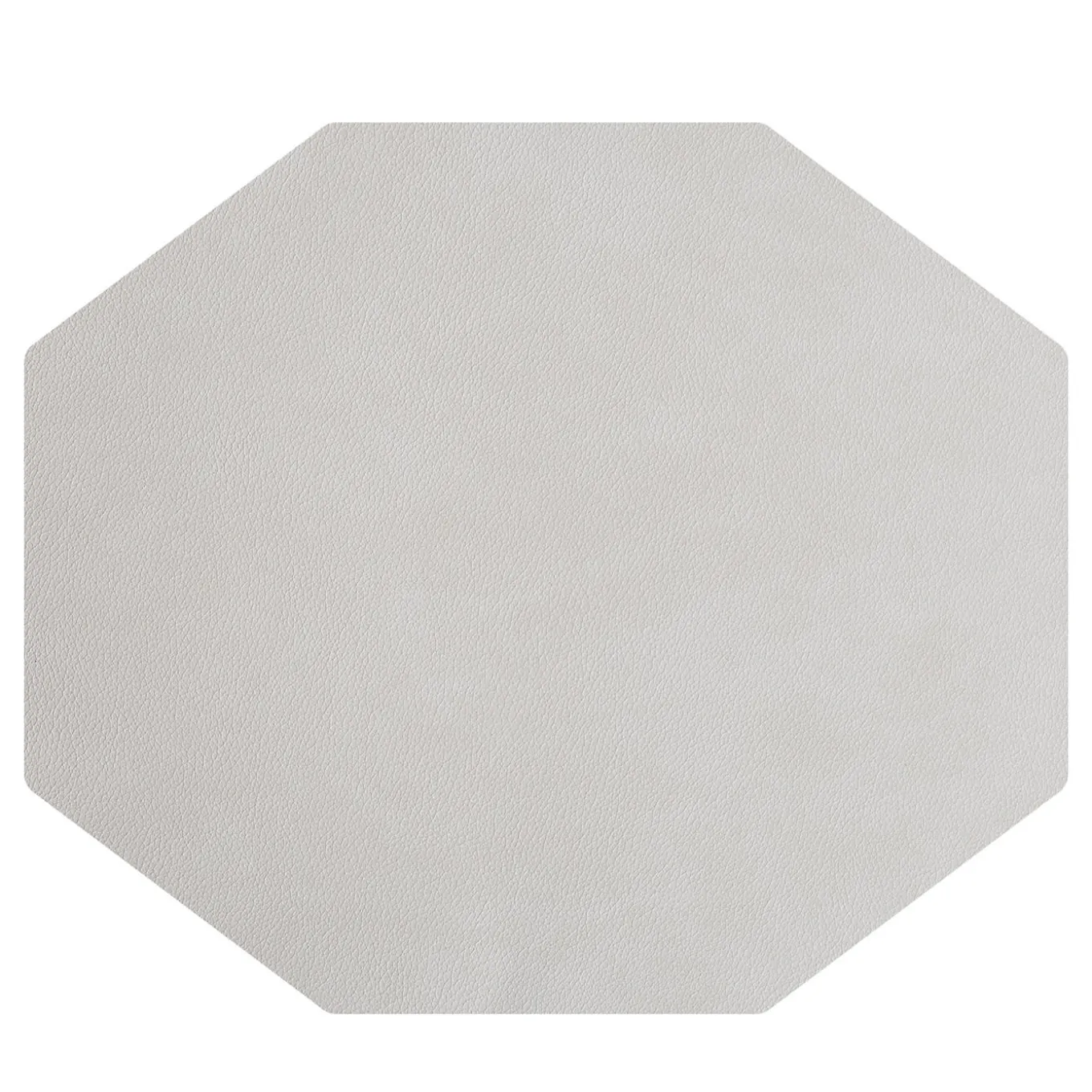 Set of 2 Double-sided Panna Cotta And White Leather Placemats #1