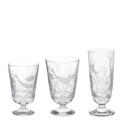 Set of 3 Ejermann Crystal Glasses