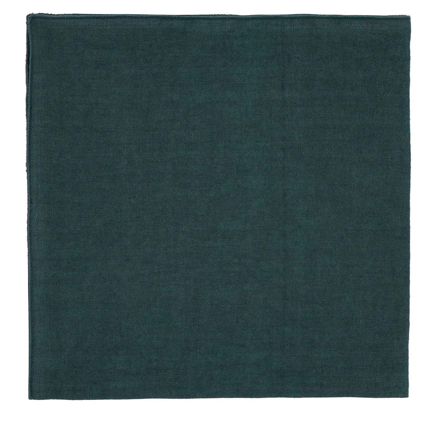 Set of 4 Forest Linen Napkins with Forest Rolled Hem