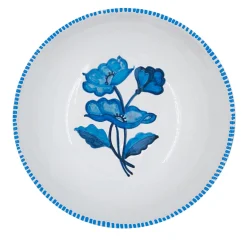 Set of 4 Gioia Light Blue Ceramic Soup Plates