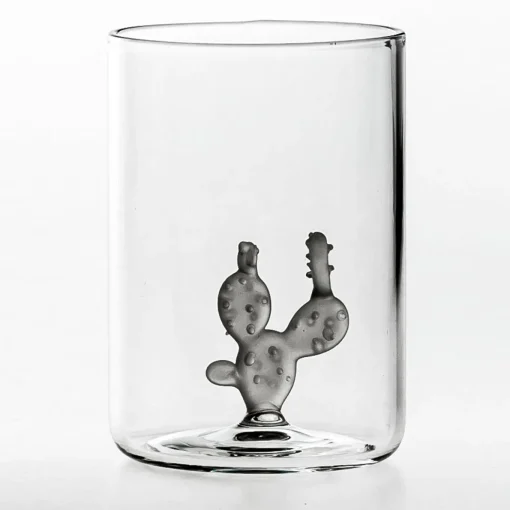 Set of 4 Glasses and 1 Jug Cactus Collection