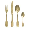 Set of 24 Gold Vintage Cutlery
