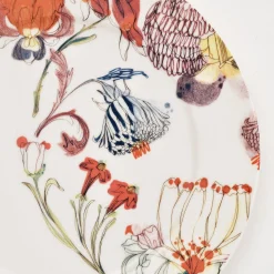 Set of 2 Grandma's Garden Dinner Plates