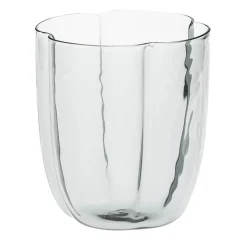 Set Of 4 Grey Petal Water Glasses