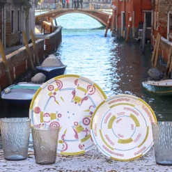 Set of 4 Gymmetria Dessert Plate #1